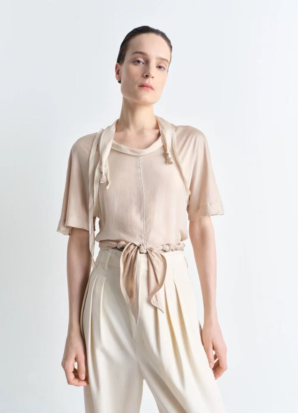 NO:471964,The silk is full of slackness, real silk, alexander wang19860909真丝的哦 松弛感拉满,,real silk,alexander wang,Women's clothing