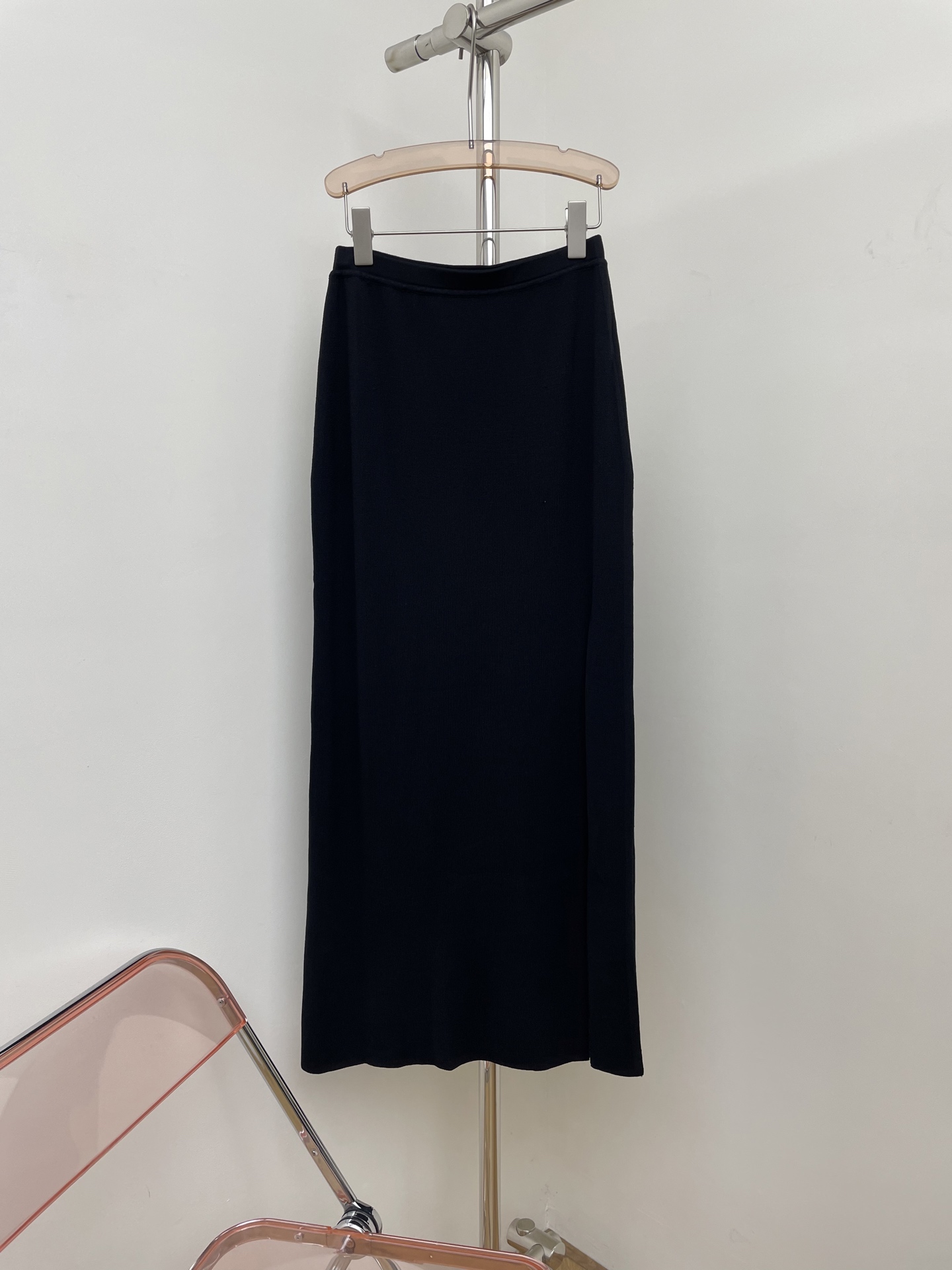 NO:463095,SW25SS black side slit half-body skirt, slightly exposed beautiful legs, universal matching artifact sml real photos, stuart weitzman, skirts, alexander wang19860909SW25SS 黑色侧开叉半身长裙 微露美腿 万能搭配神器 sml 实拍图,,stuart weitzman,skirts,alexander wang,Women's clothing
