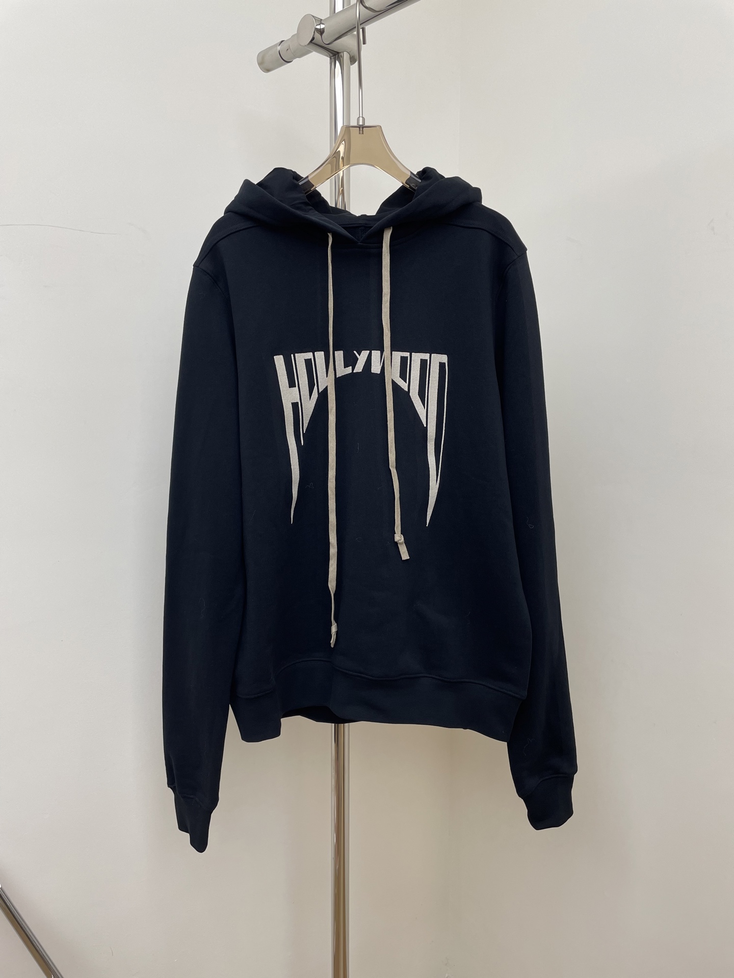 NO:464451,RICK OWENS 2025 autumn and winter new black sweatshirt fabric oversized hoodie loose version men and women sml real photos, hats, alexander wang19860909RICK OWENS 2025秋冬新款黑色运动衫面料超大号连帽衫 宽松版 男女同款 sml 实拍图,,hats,alexander wang,Women's clothing