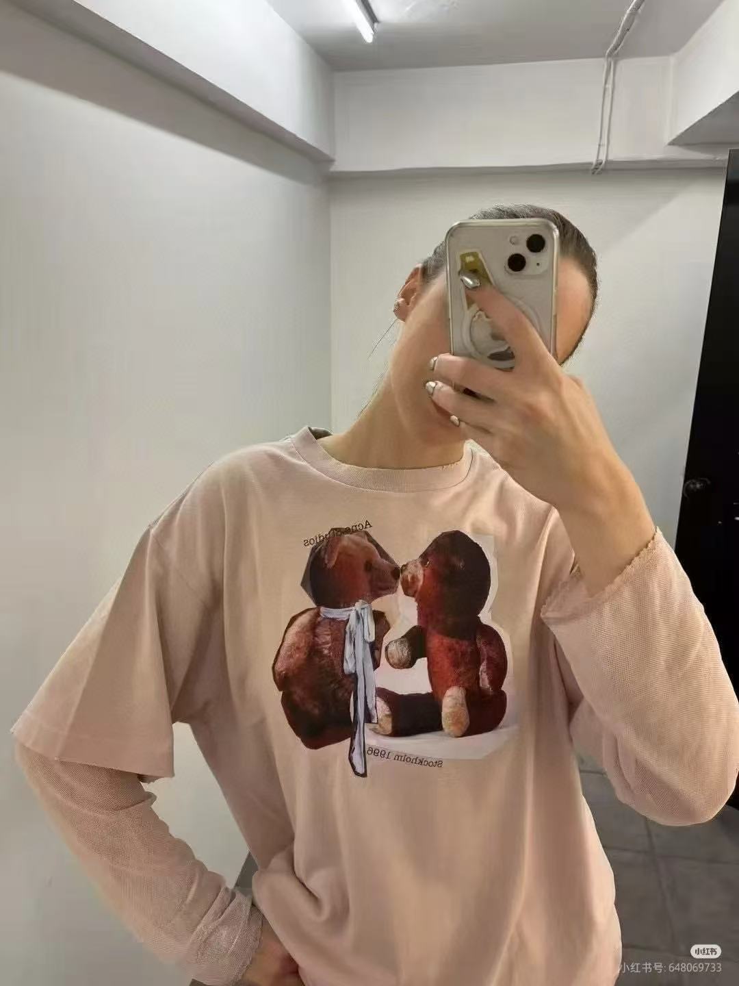 NO:469335,acn* 2025 autumn and winter new long sleeves two-piece set design mesh sleeves easy to handle the layering feeling wash cotton xssml, alexander wang19860909acn* 2025秋冬新款长袖 两件套设计 网纱袖 叠穿感轻松拿捏 洗水棉xssml,,alexander wang,Women's clothing