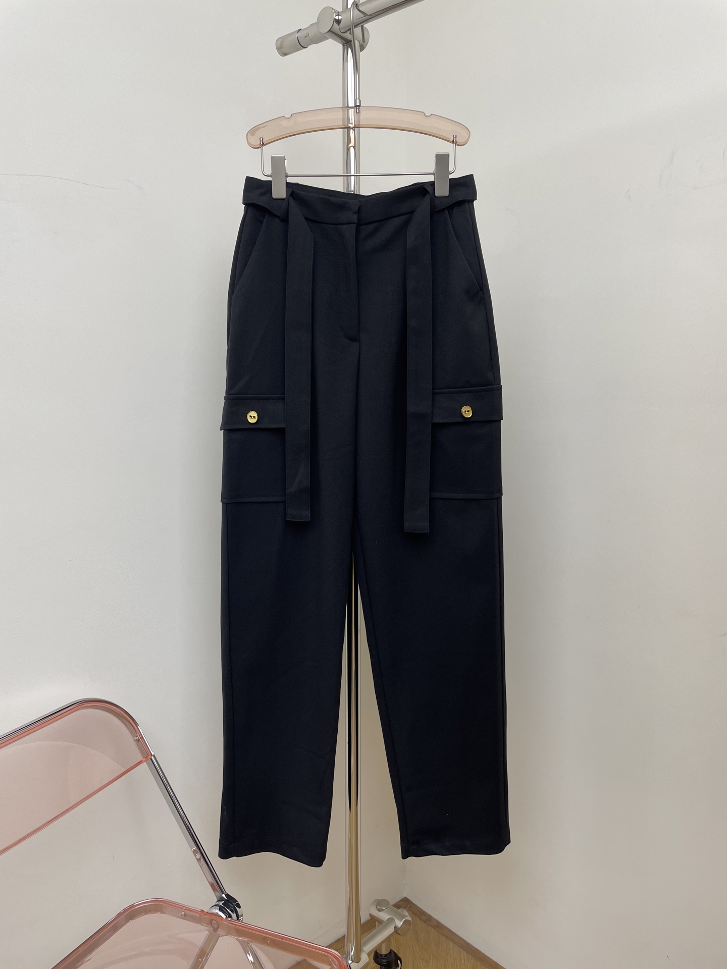 NO:474114,schiaparelli 2025 autumn and winter new style work pants, same style as Liu Wen, capable and handsome sml real photos, alexander wang19860909schiaparelli 2025秋冬新款工装裤 刘雯同款 干练帅气 sml 实拍图,,alexander wang,Women's clothing