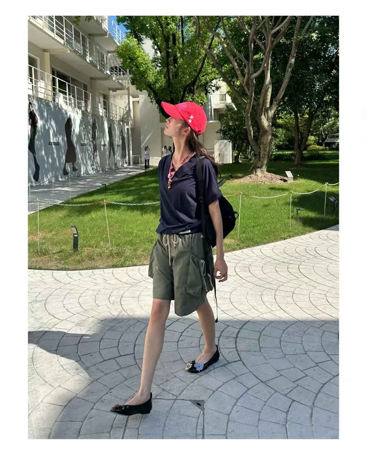 NO:475336,MS 2025 early autumn new shorts drawstring large pocket design casual and handsome sml, shorts, alexander wang19860909ms 2025早秋新款短裤 抽绳大口袋设计 休闲帅气 sml,,shorts,alexander wang,Women's clothing