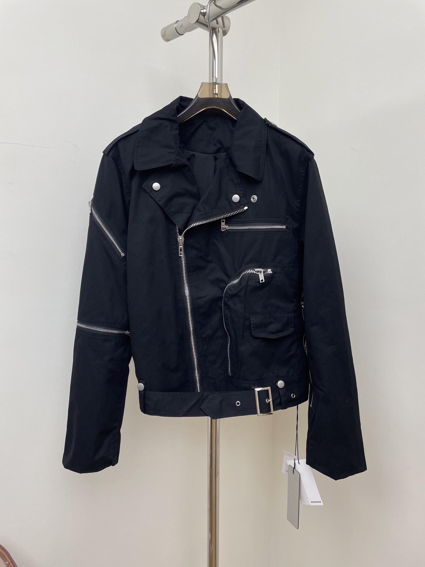 NO:478713,rick owens early autumn new motorcycle jacket classic style very handsome sml real photos, jackets & coats,alexander wang19860909rick owens 早秋新款机车夹克 经典的版型 帅气十足 sml 实拍图,,jackets & coats,alexander wang,Women's clothing