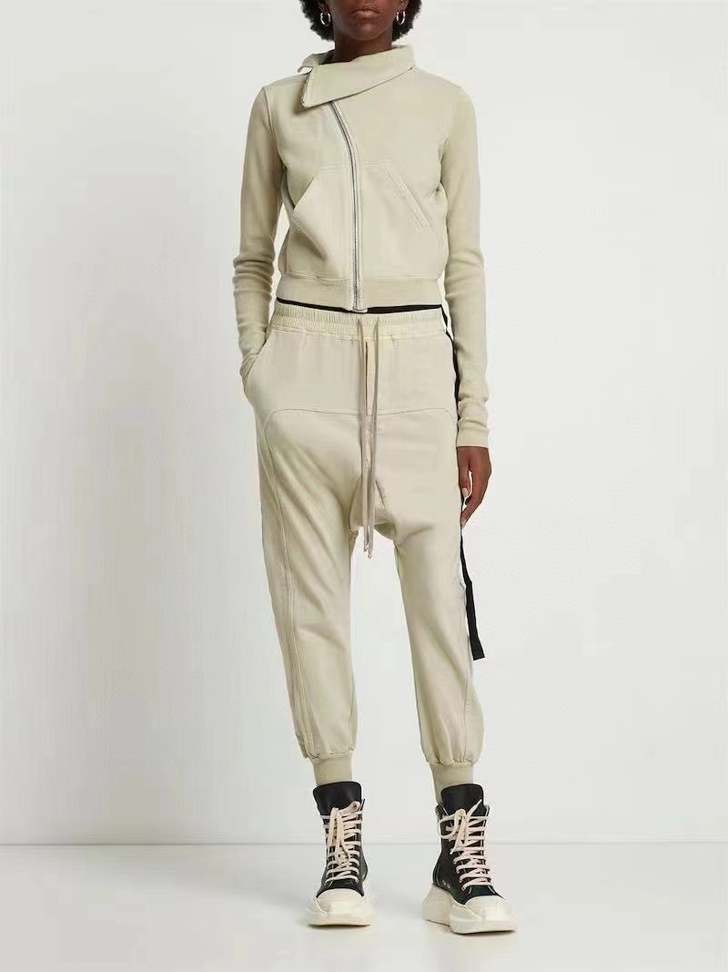 NO:500633,Rick Owens 2025 autumn and winter new sweatshirt turtleneck zipper short design three-color three-code sml, hoodie, sweatshirts, alexander wang19860909Rick Owens 2025秋冬新款卫衣 高领拉链短款设计 三色三码 sml,,hoodie,sweatshirts,alexander wang,Women's clothing