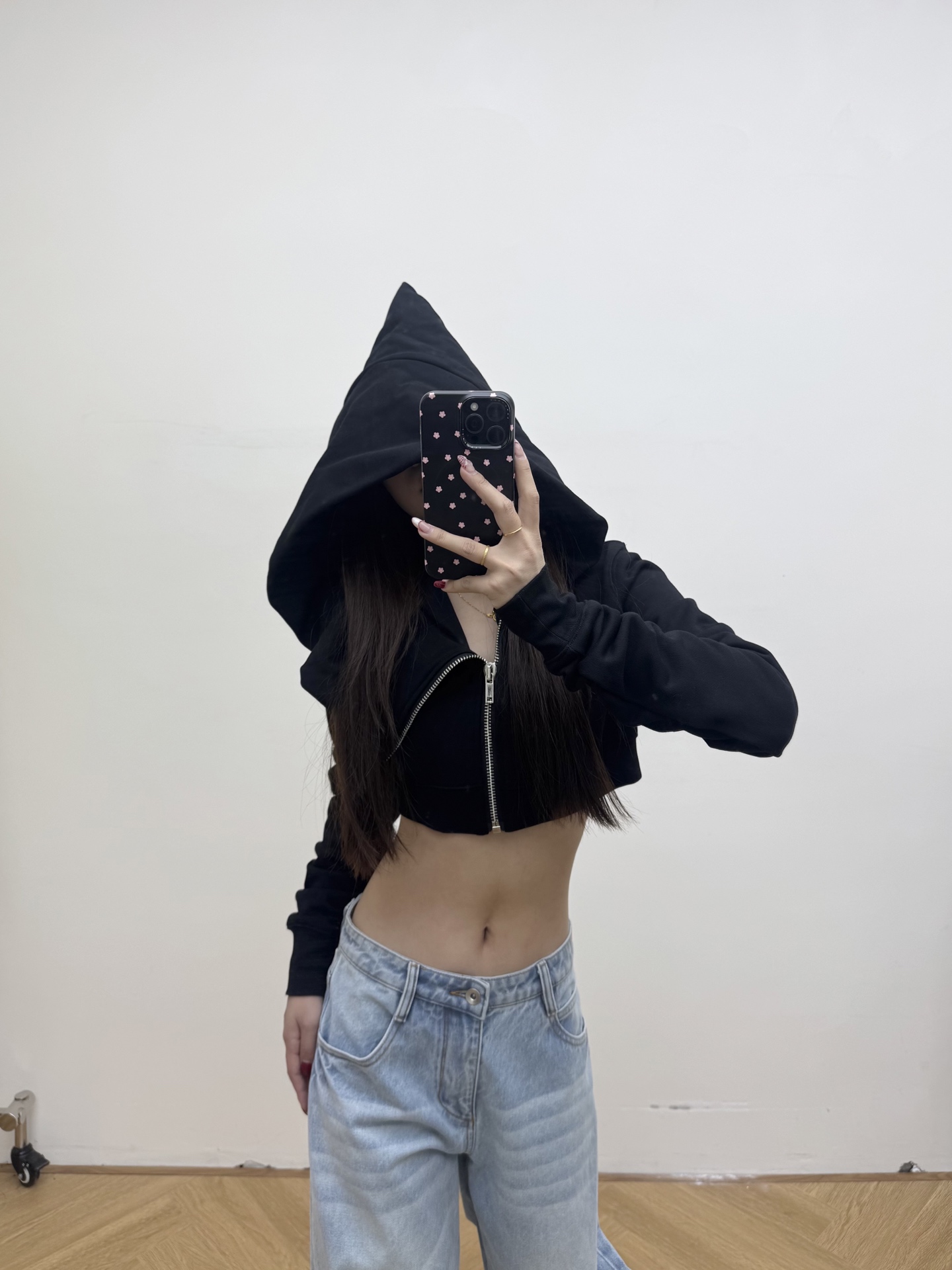 NO:567809,rick owens 2025 new autumn and winter dark style diagonal zipper cardigan coat wizard hat large hood casual slim ultra short sweatshirt jacket black white green sml,,hoodie,sweatshirts,jackets & coats,hats,alexander wang19860909rick owens 2025秋冬新款暗黑风斜拉链开衫外套巫师帽大兜帽休闲修身超短款卫衣外套 黑色 白色 绿色 sml,,hoodie,sweatshirts,jackets & coats,hats,alexander wang,Women's clothing