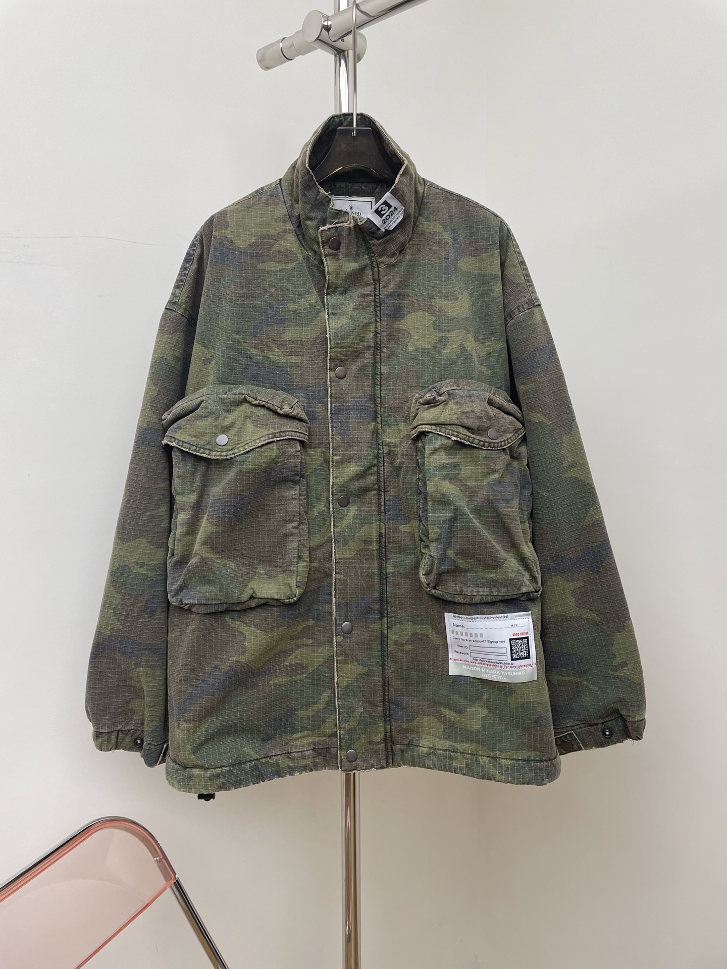 NO:587939,Comes with dust bag mmy 2025 autumn and winter new jacket camouflage work style loose style can be worn by both men and women smlxl real photos, jackets & coats, alexander wang19860909配防尘袋 mmy 2025秋冬新款夹克 迷彩工装版型 宽松款式男女皆可穿 smlxl 实拍图,,jackets & coats,alexander wang,Women's clothing