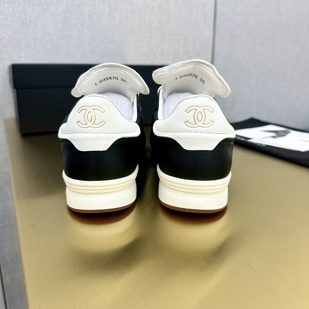 CHANEL香奈儿厚底熊猫板鞋・人気の厚底デザイン・全サイズ対応