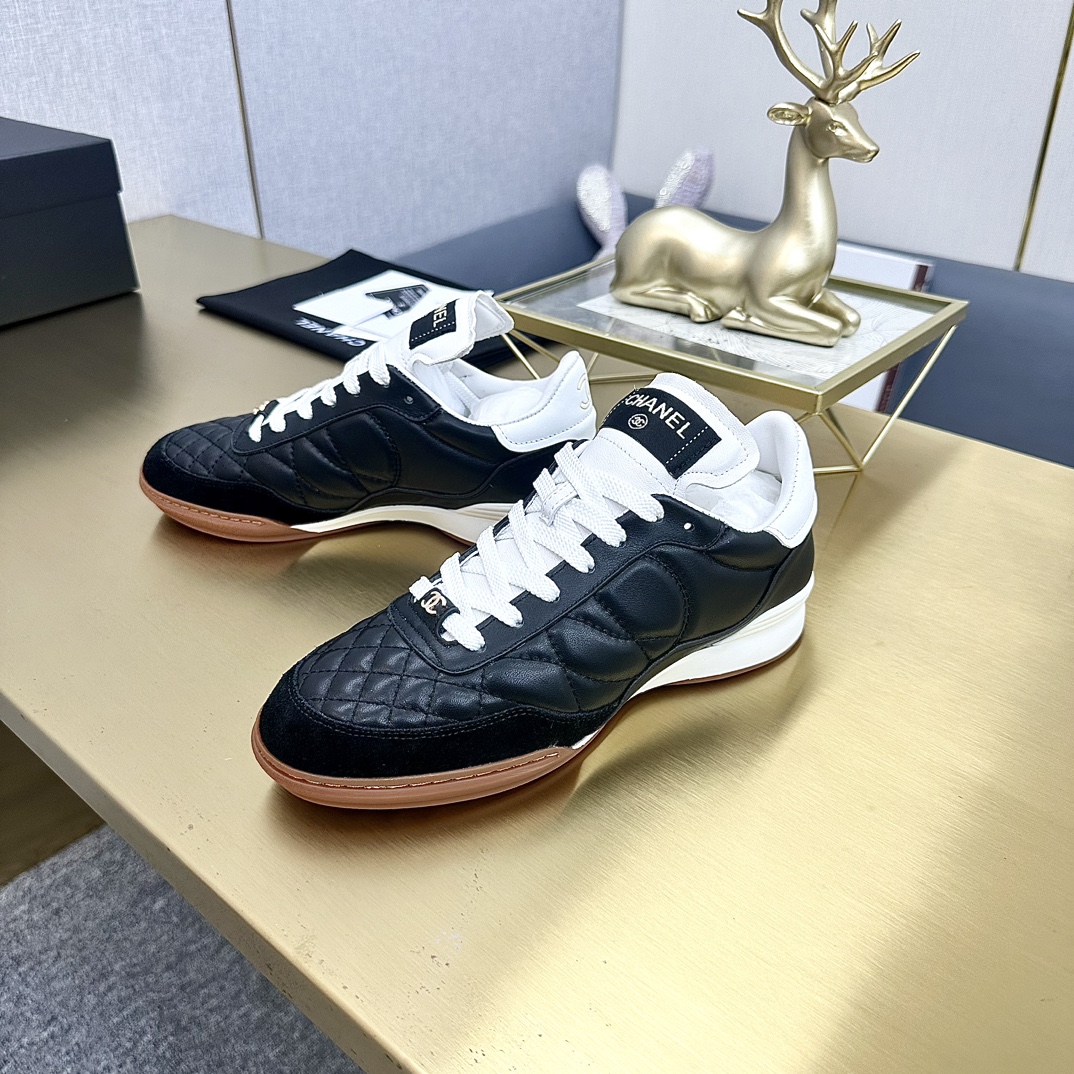 CHANEL香奈儿厚底熊猫板鞋・人気の厚底デザイン・全サイズ対応