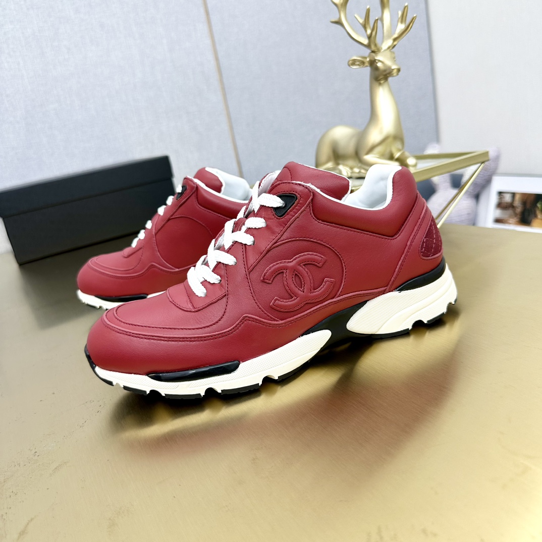 Chanel香奈儿 スポーツシューズ 全頭層牛皮使用