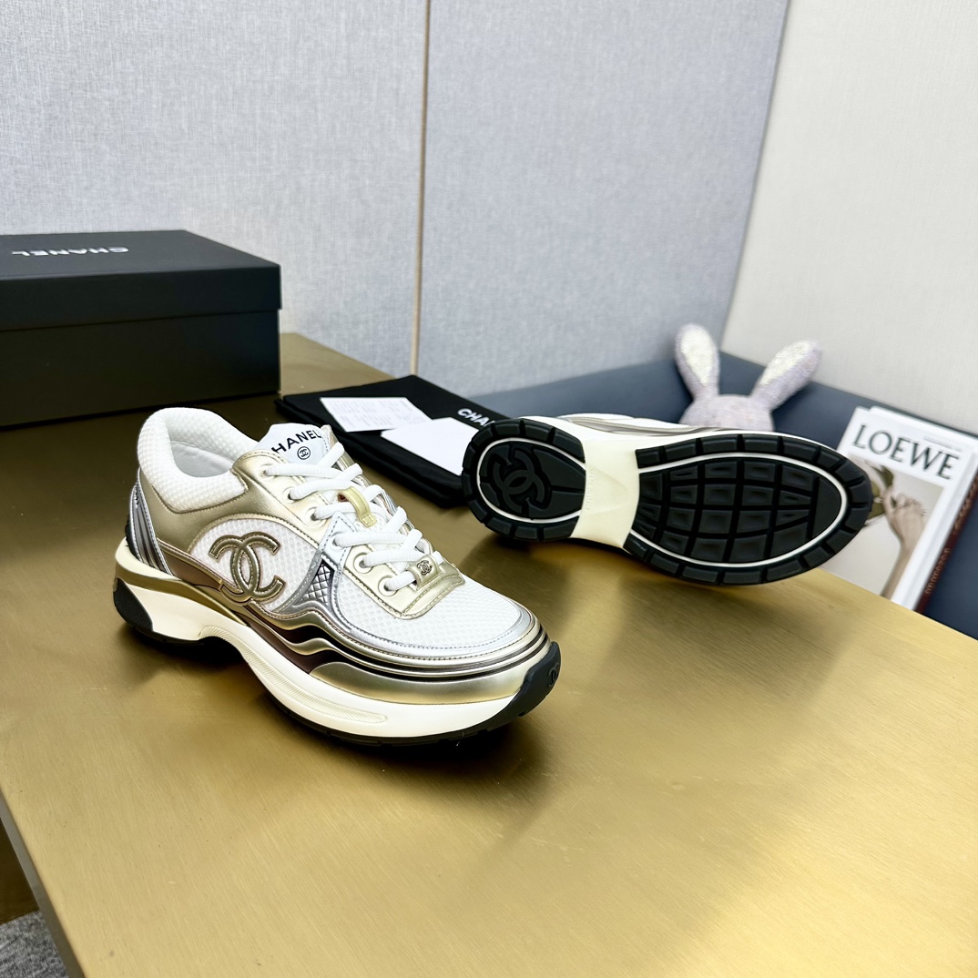 Chanel 香奈儿 小香 金属 休闲運動鞋 - 原单品质