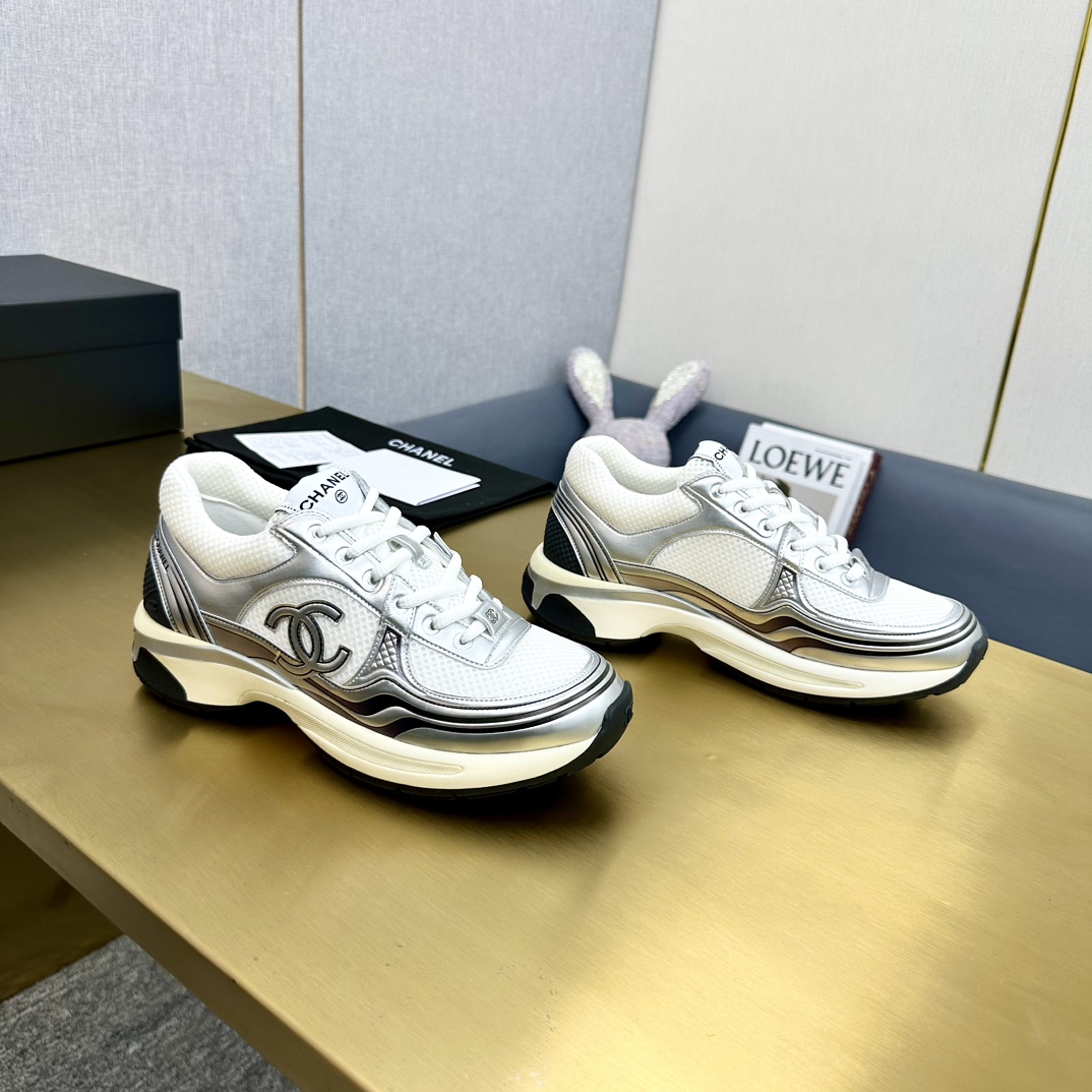 Chanel香奈儿 小香金属休闲运动鞋