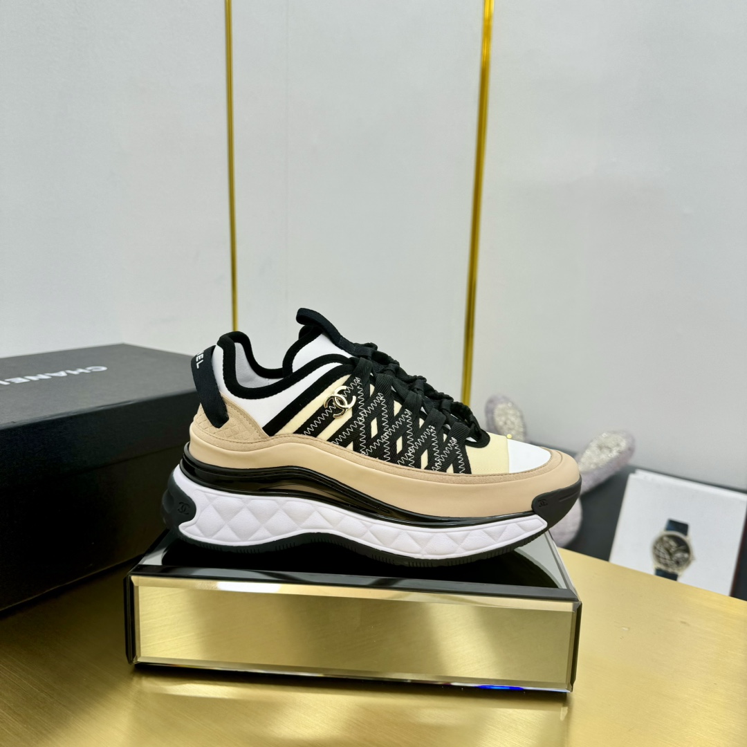 Chanel香奈儿老爹鞋 男女兼用カジュアルスポーツシューズ