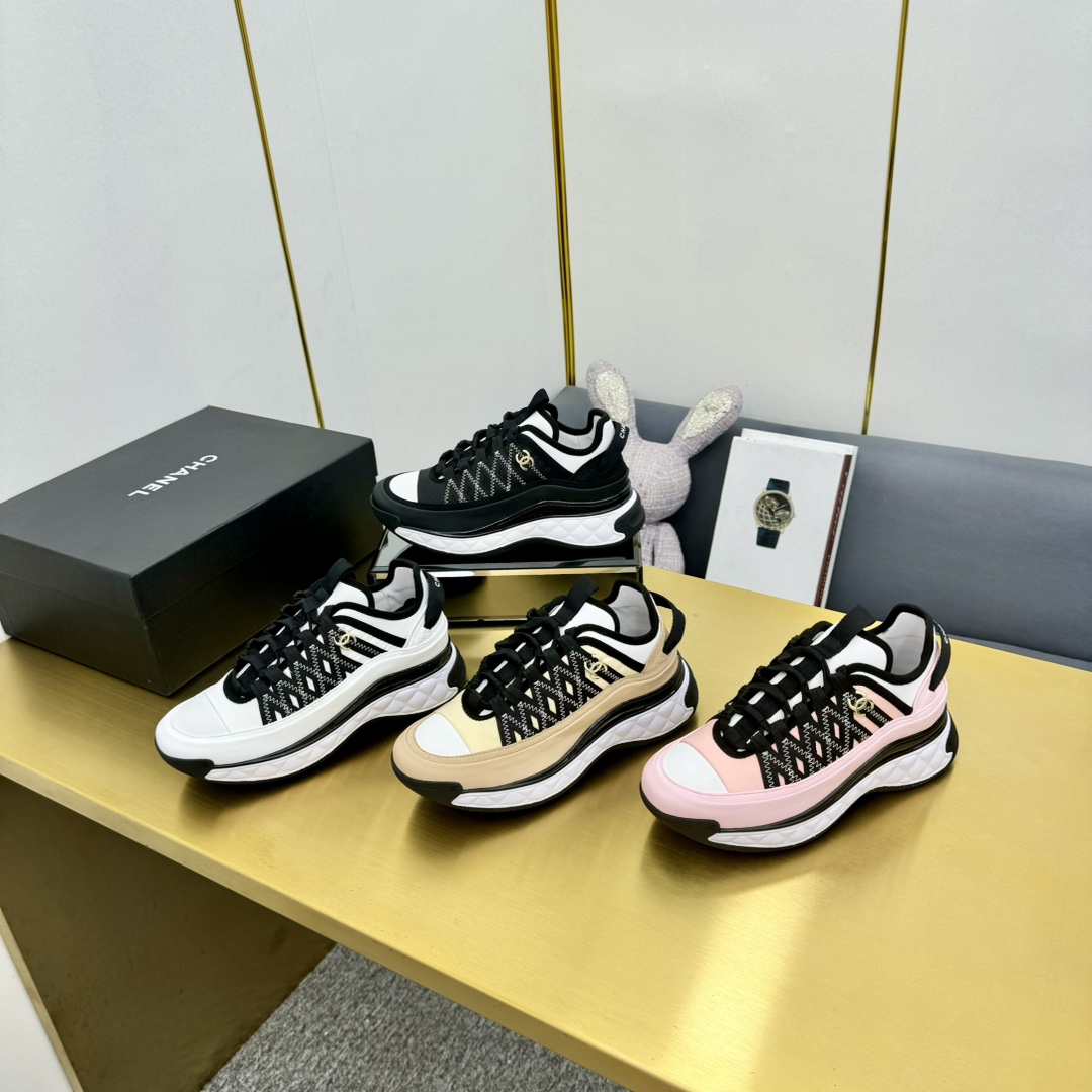 Chanel香奈儿老爹鞋 男女兼用カジュアルスポーツシューズ