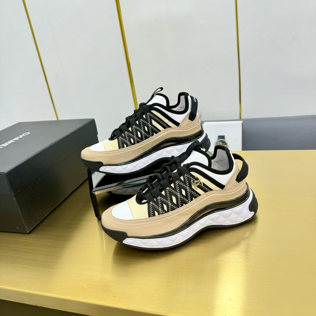 Chanel香奈儿老爹鞋 男女兼用カジュアルスポーツシューズ