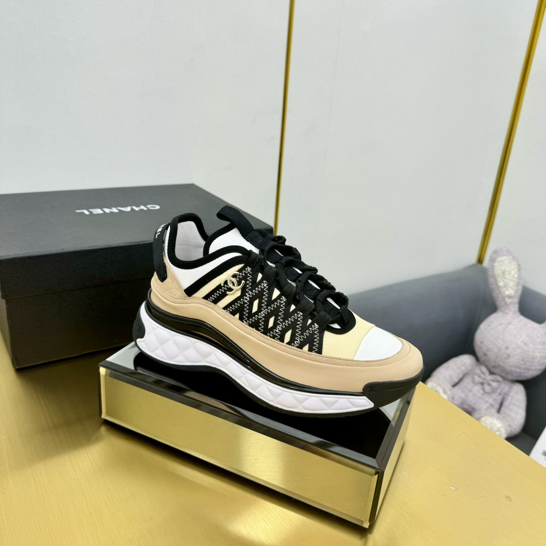 Chanel香奈儿老爹鞋 男女兼用カジュアルスポーツシューズ