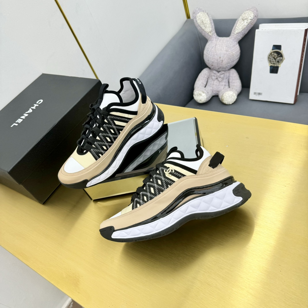 Chanel香奈儿老爹鞋 男女兼用カジュアルスポーツシューズ