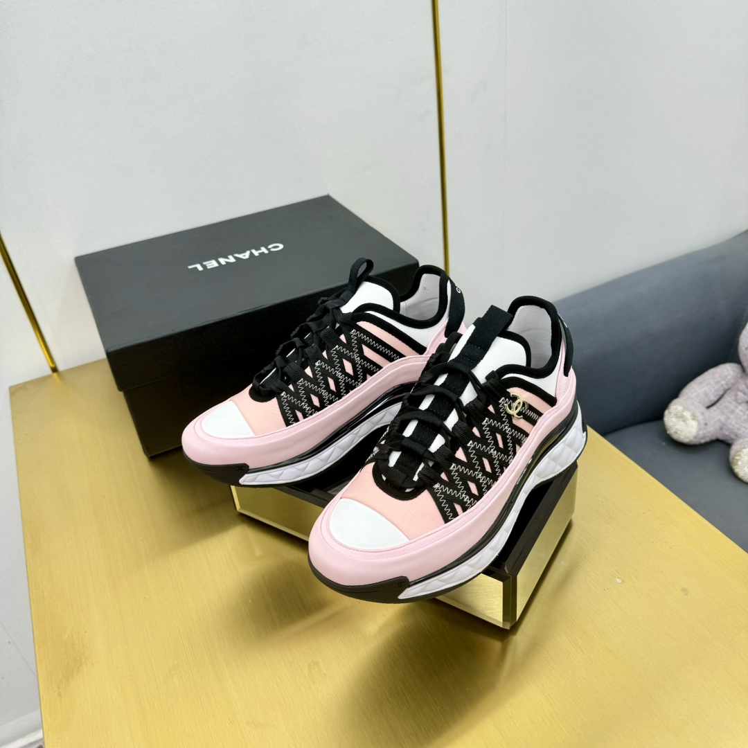 Chanel香奈儿老爹鞋 男女兼用カジュアルスポーツシューズ