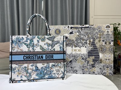 Can I buy replica Dior Book Tote Handbags Tote Bags Blue White Embroidery