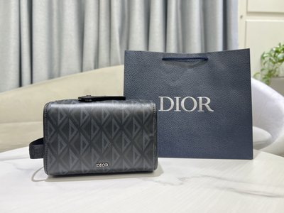 Dior Cosmetic Bags UK Sale Black Canvas Casual