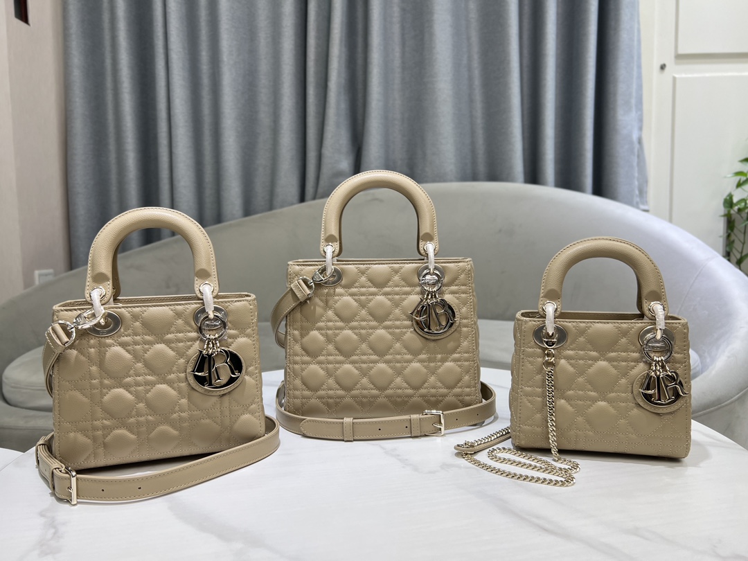 Dior Ball grained cowhide lady Diana