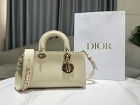 Dior Bags Handbags Black Gold White Embroidery Cowhide Spring/Summer Collection Lady Casual