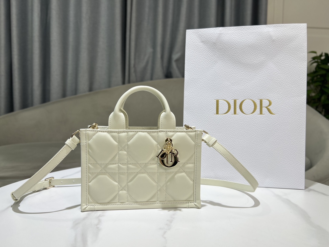 Dior Book Tote mirror quality
 Handbags Tote Bags Designer Fake
 Gold White Cowhide Mini
