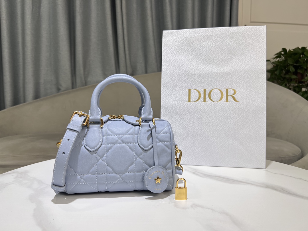 Dior Groove 20 bag Boston blue small