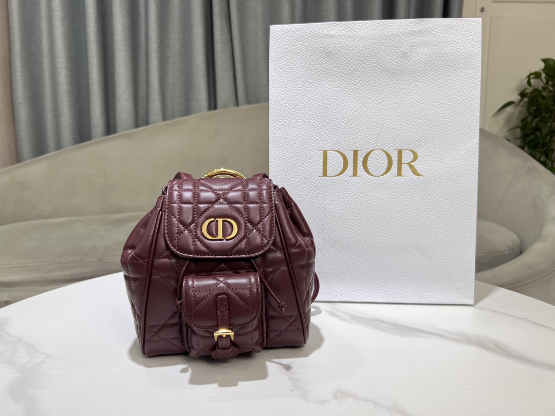 Small Dior Caro Backpack