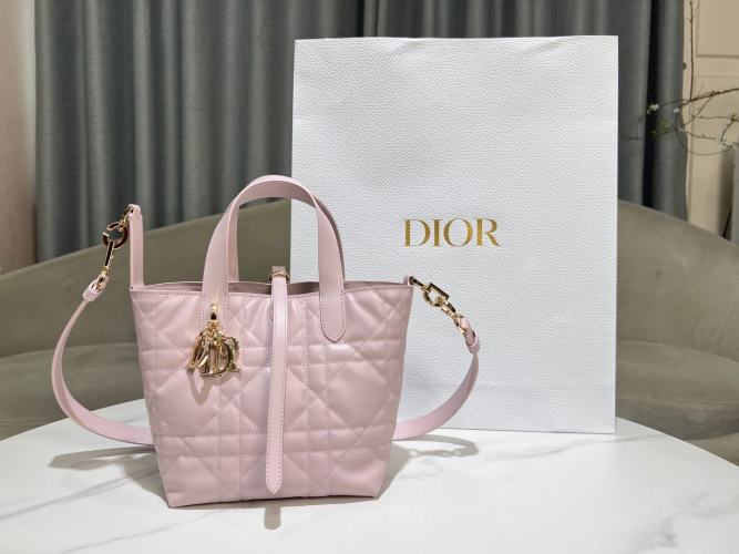 Dior Toujours Small Vertical Bag Pink Calfskin Ultramatte Cannage 1 Dior Toujours Small Vertical Bag Pink Calfskin Ultramatte Cannage