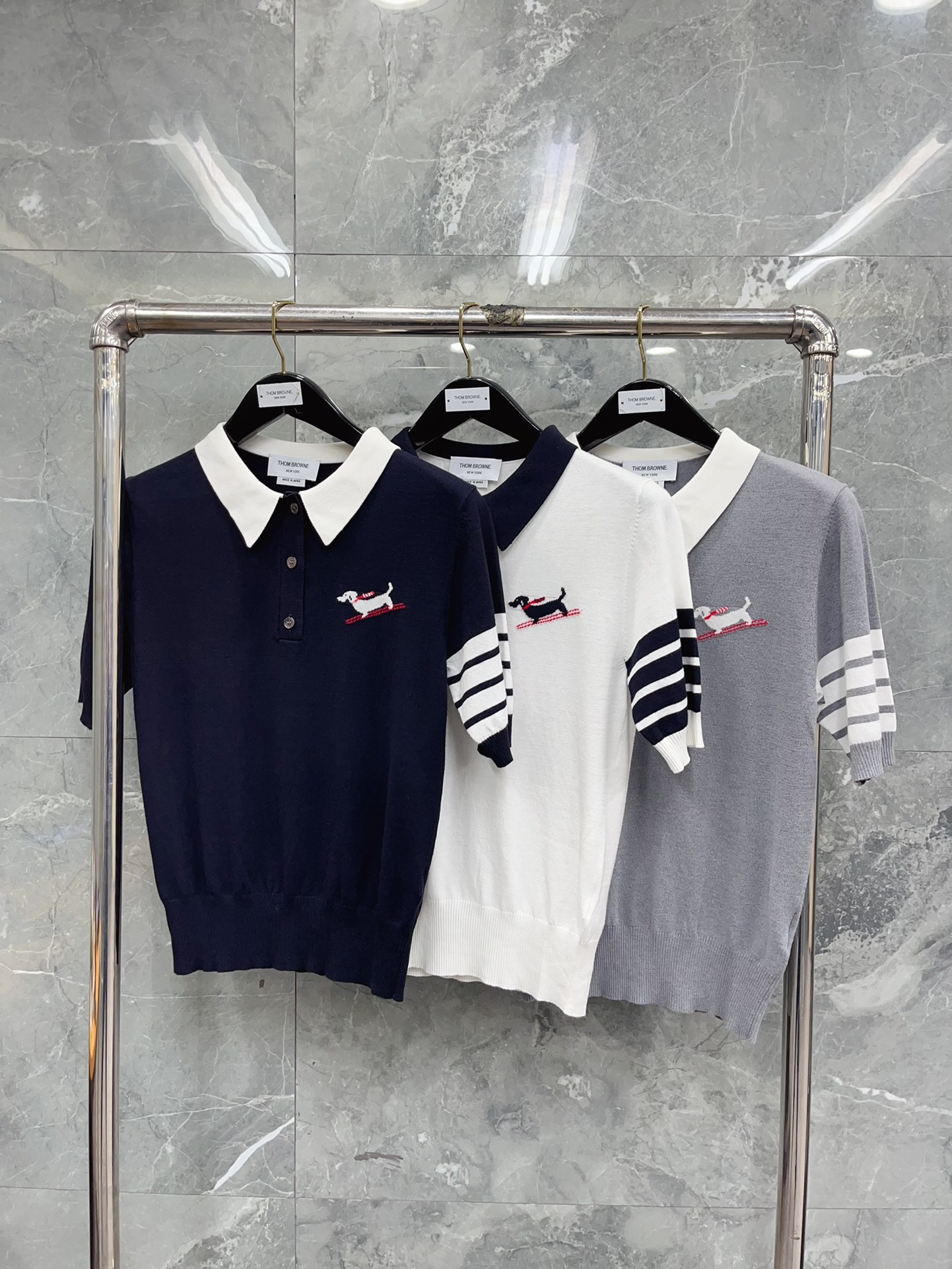 톰브라운 여성 카라 반팔 티셔츠 레플리카 40533 Thom Browne Women T Shirt