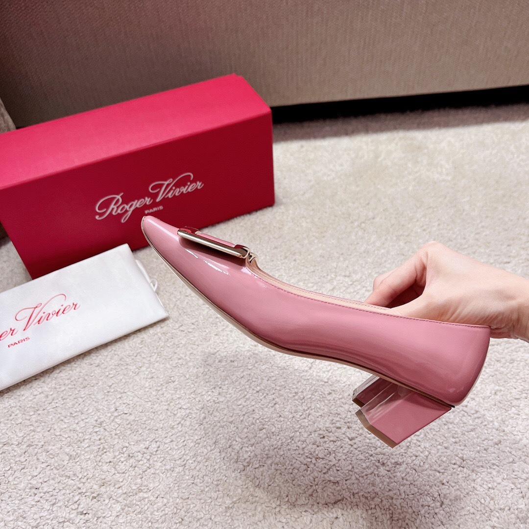 Roger Vivier Haute Couture Classic Luxury Leather Shoe Loafer Shoes Ref 6