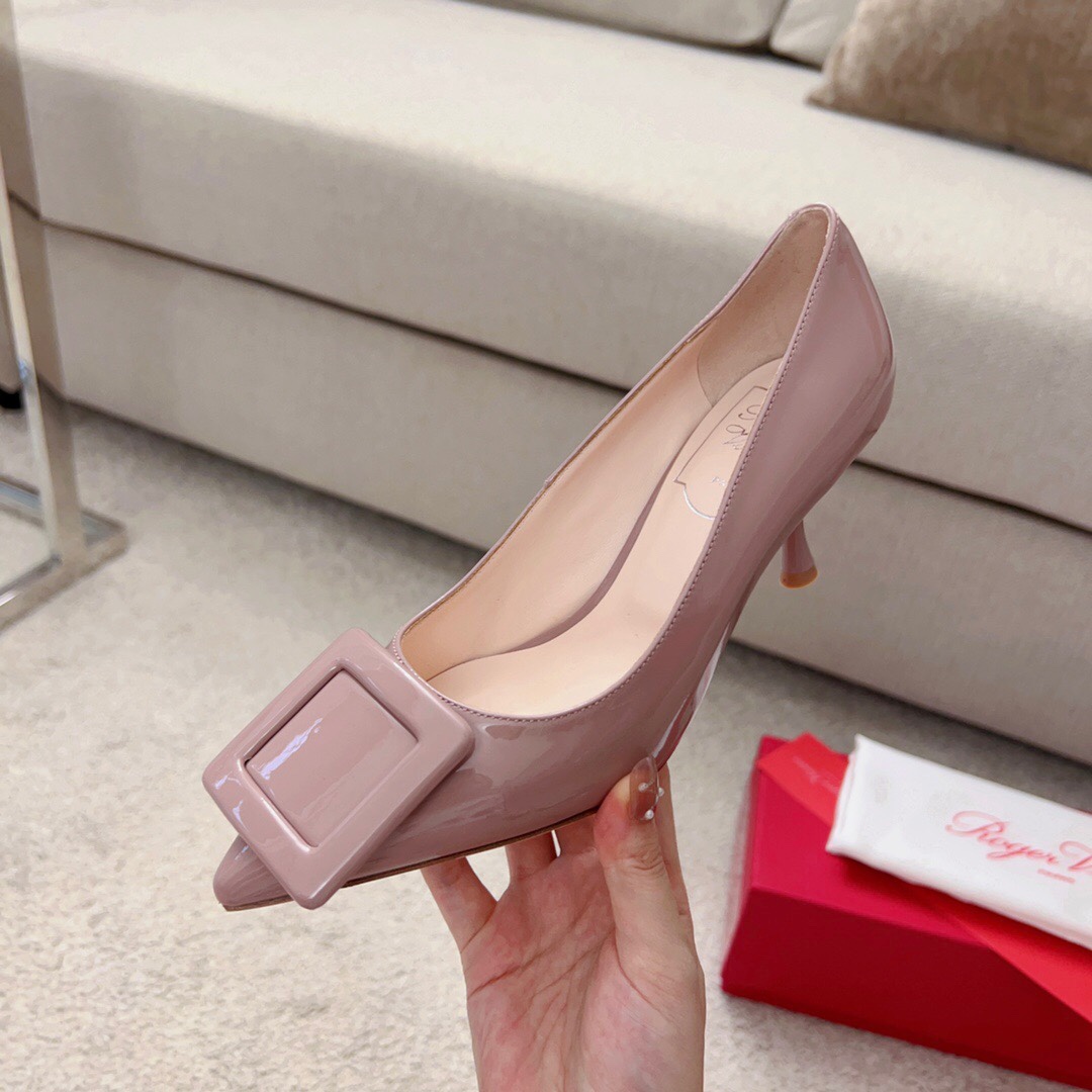罗杰·维维亚 Roger Vivier 经典高奢皮鞋鞋履高跟鞋 #B7F5FA0E 6