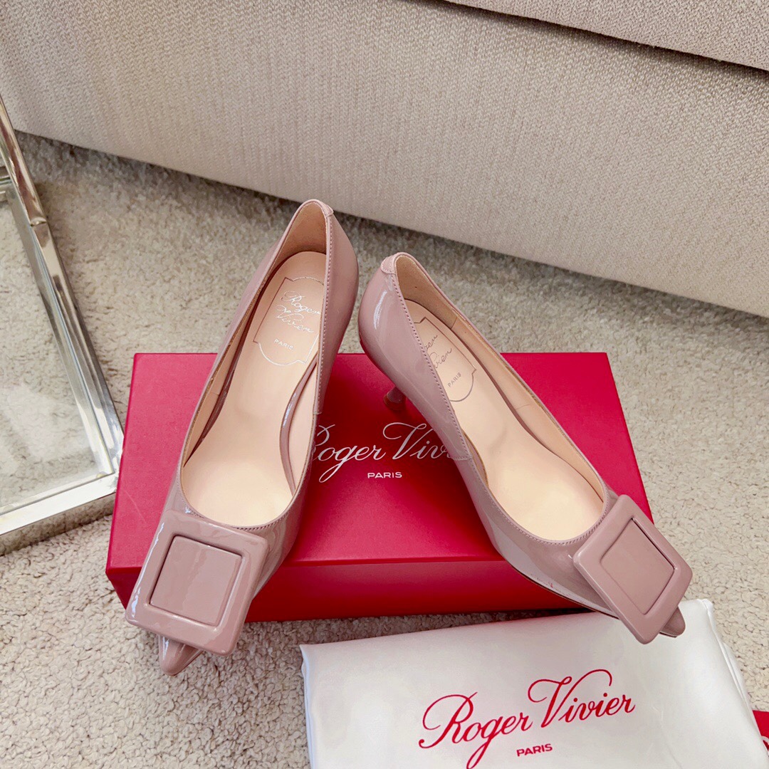 罗杰·维维亚 Roger Vivier 经典高奢皮鞋鞋履高跟鞋 #B7F5FA0E 3