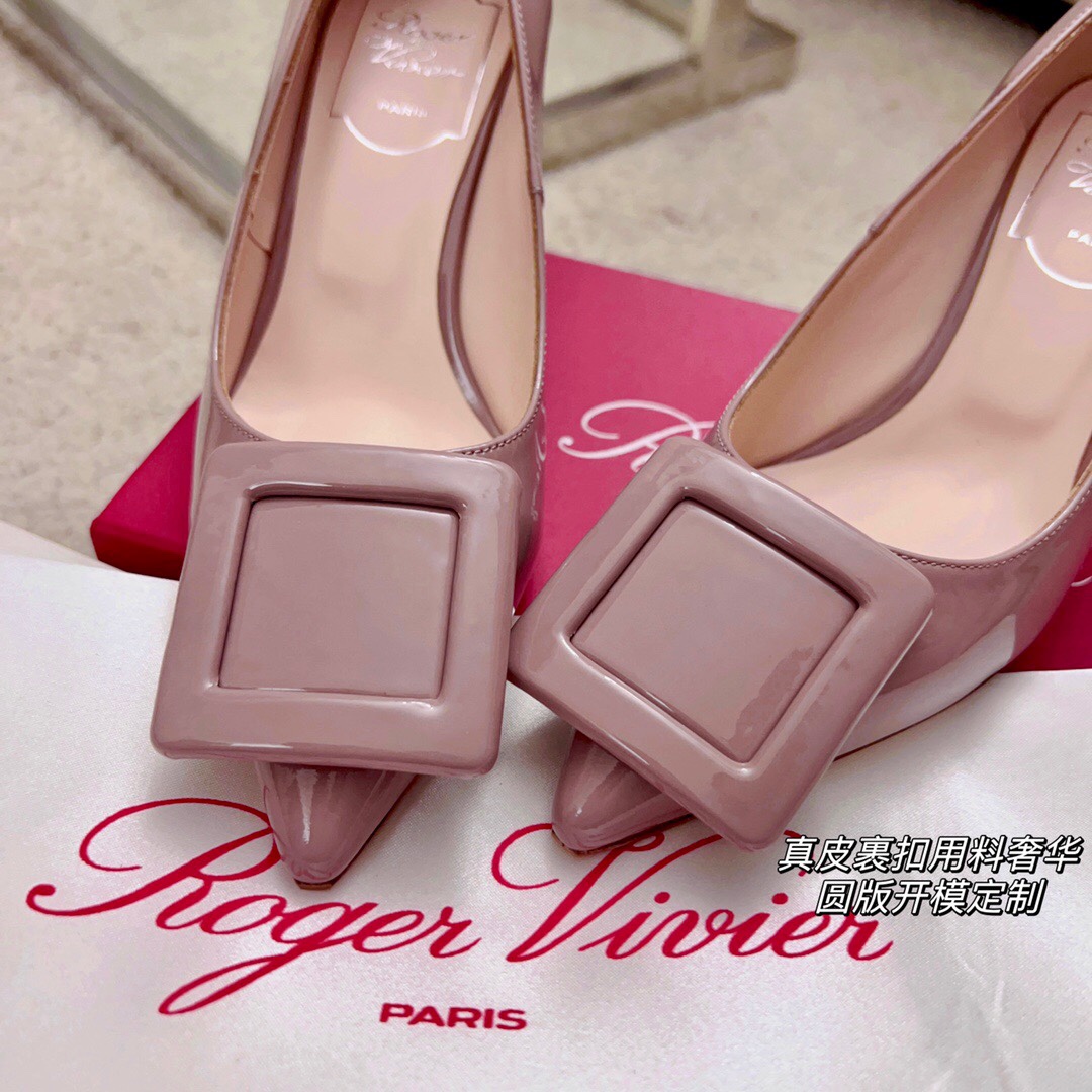 罗杰·维维亚 Roger Vivier 经典高奢皮鞋鞋履高跟鞋 #B7F5FA0E 7