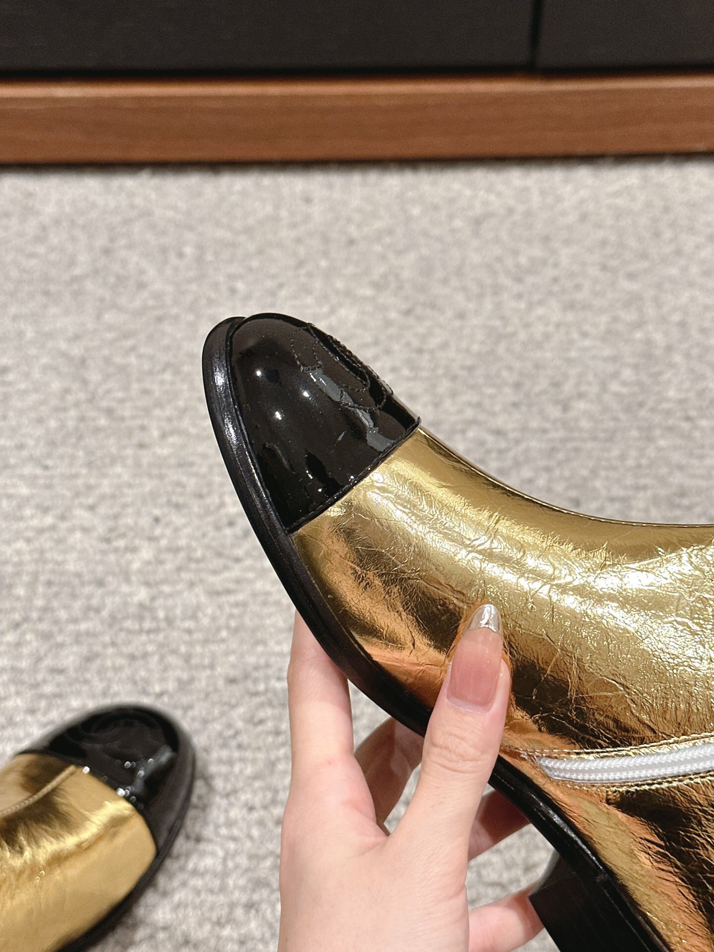 Chanel Haute Couture Classic Luxury Leather Shoe Loafer Shoes 6