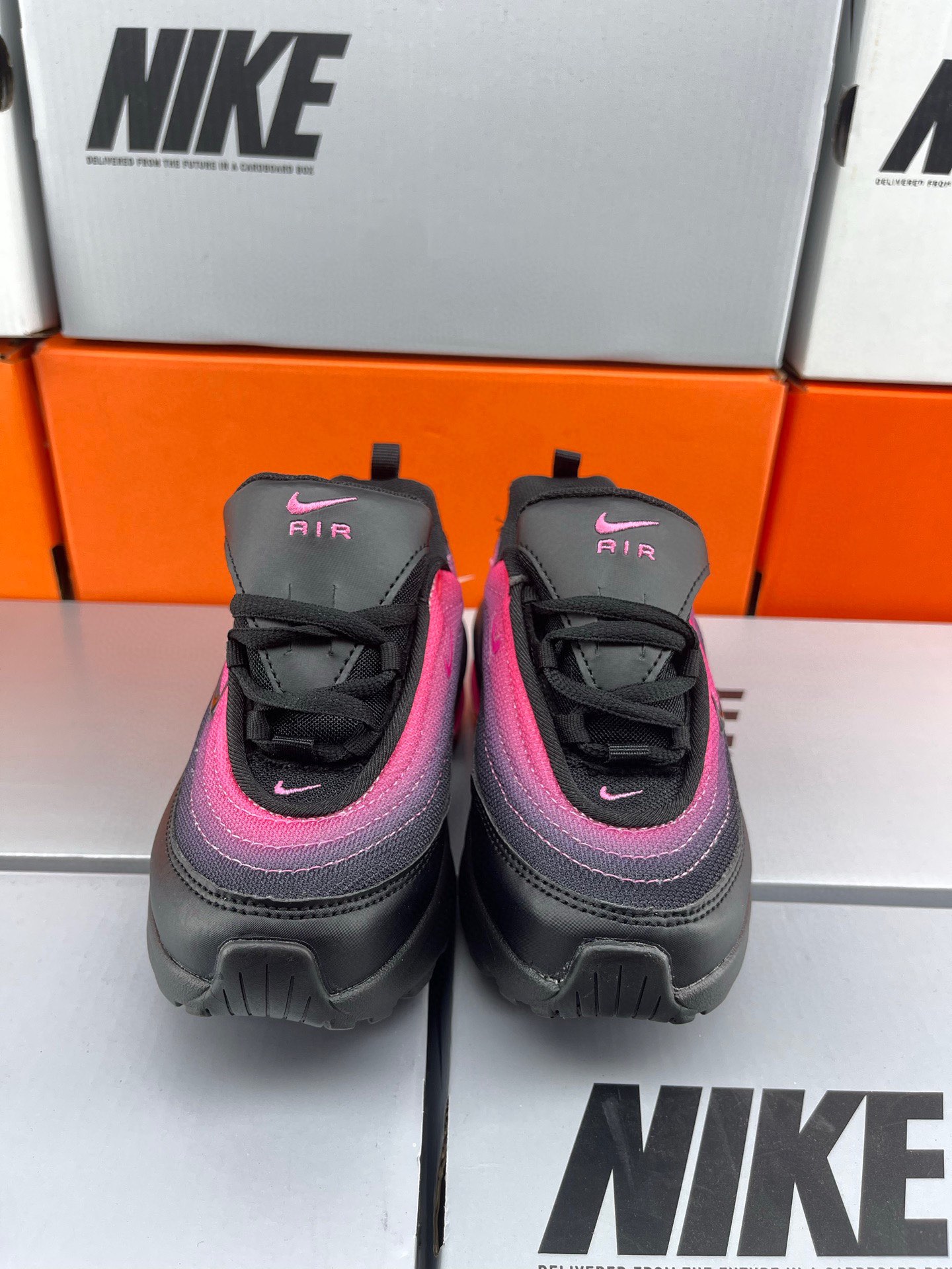 图片[2]-新款耐克小97 AIR MAX 厚底媛震复古跑步鞋经典真气垫舒适休闲运动童鞋SISE：28-35-选品中心