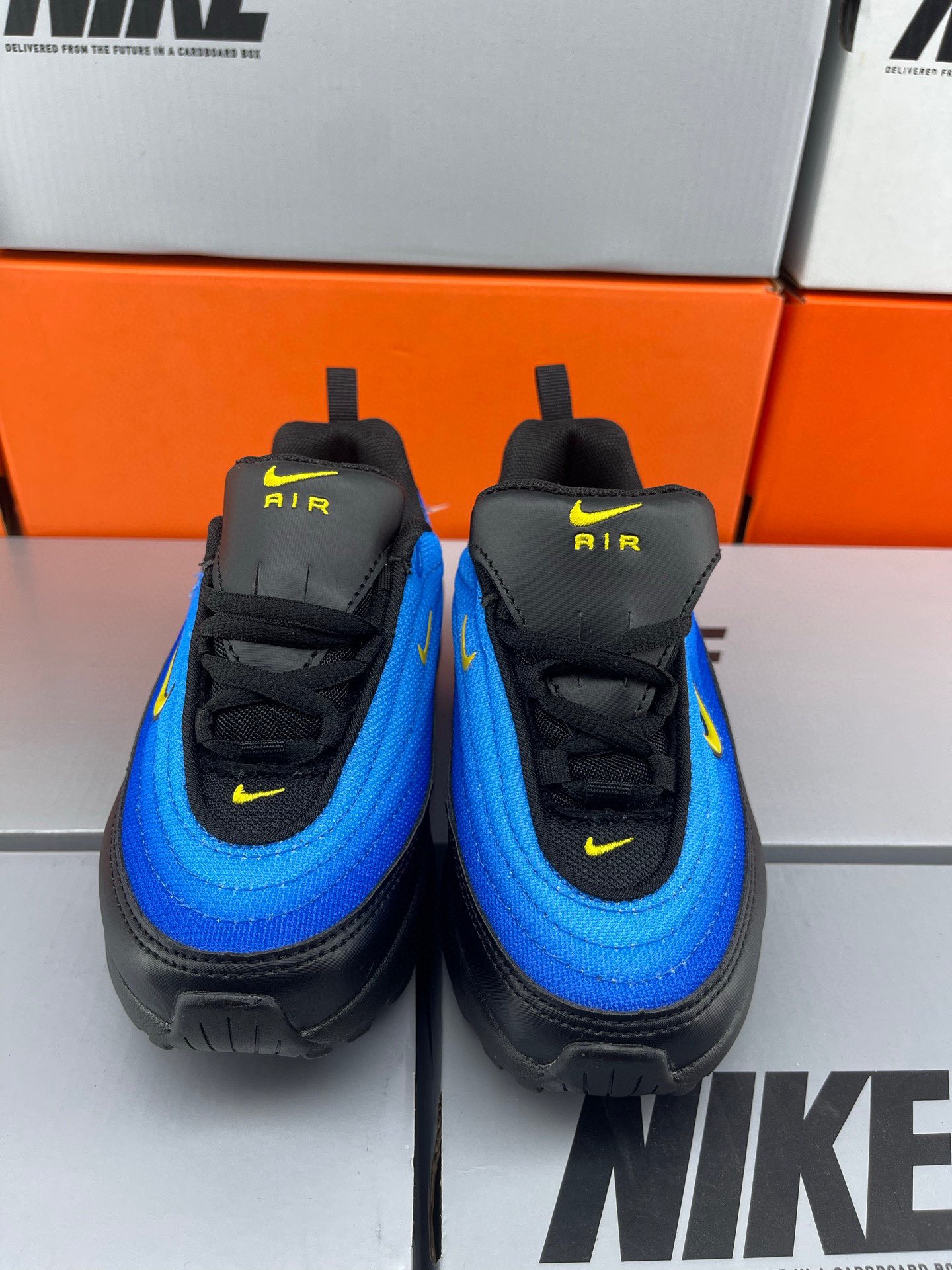 图片[2]-新款耐克小97 AIR MAX 厚底媛震复古跑步鞋经典真气垫舒适休闲运动童鞋SISE：28-35-选品中心