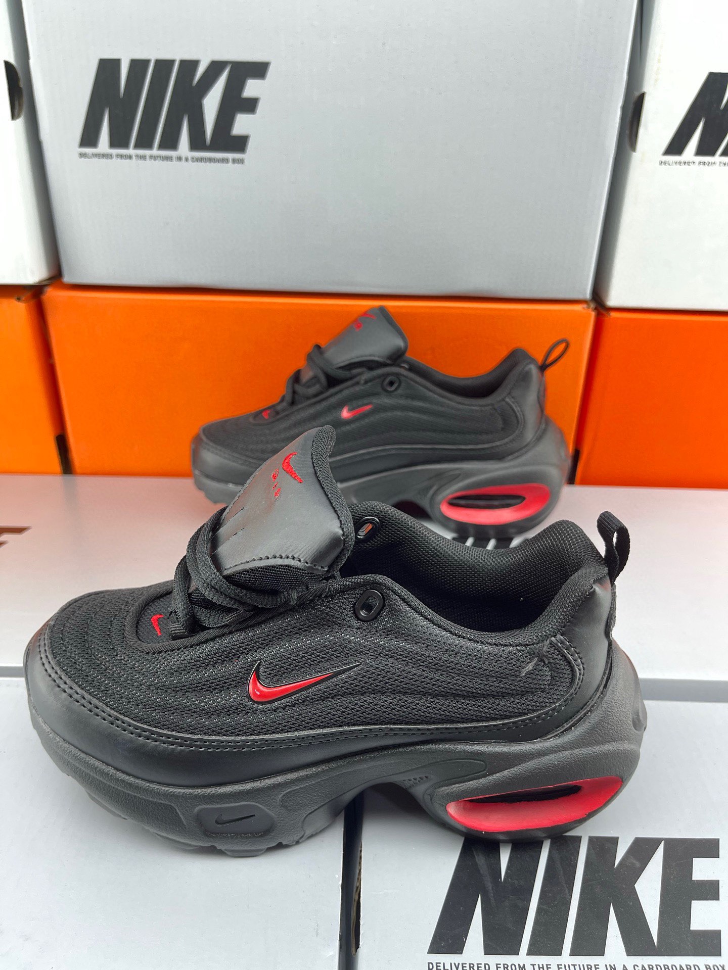 图片[4]-新款耐克小97 AIR MAX 厚底媛震复古跑步鞋经典真气垫舒适休闲运动童鞋SISE：28-35-选品中心