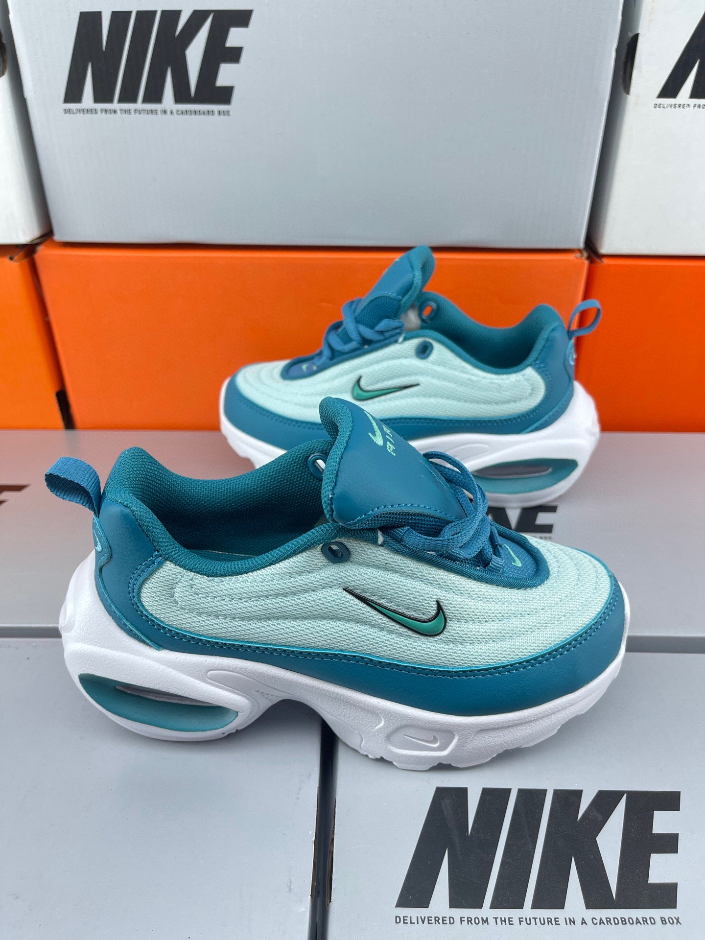 图片[4]-新款耐克小97 AIR MAX 厚底媛震复古跑步鞋经典真气垫舒适休闲运动童鞋SISE：28-35-选品中心