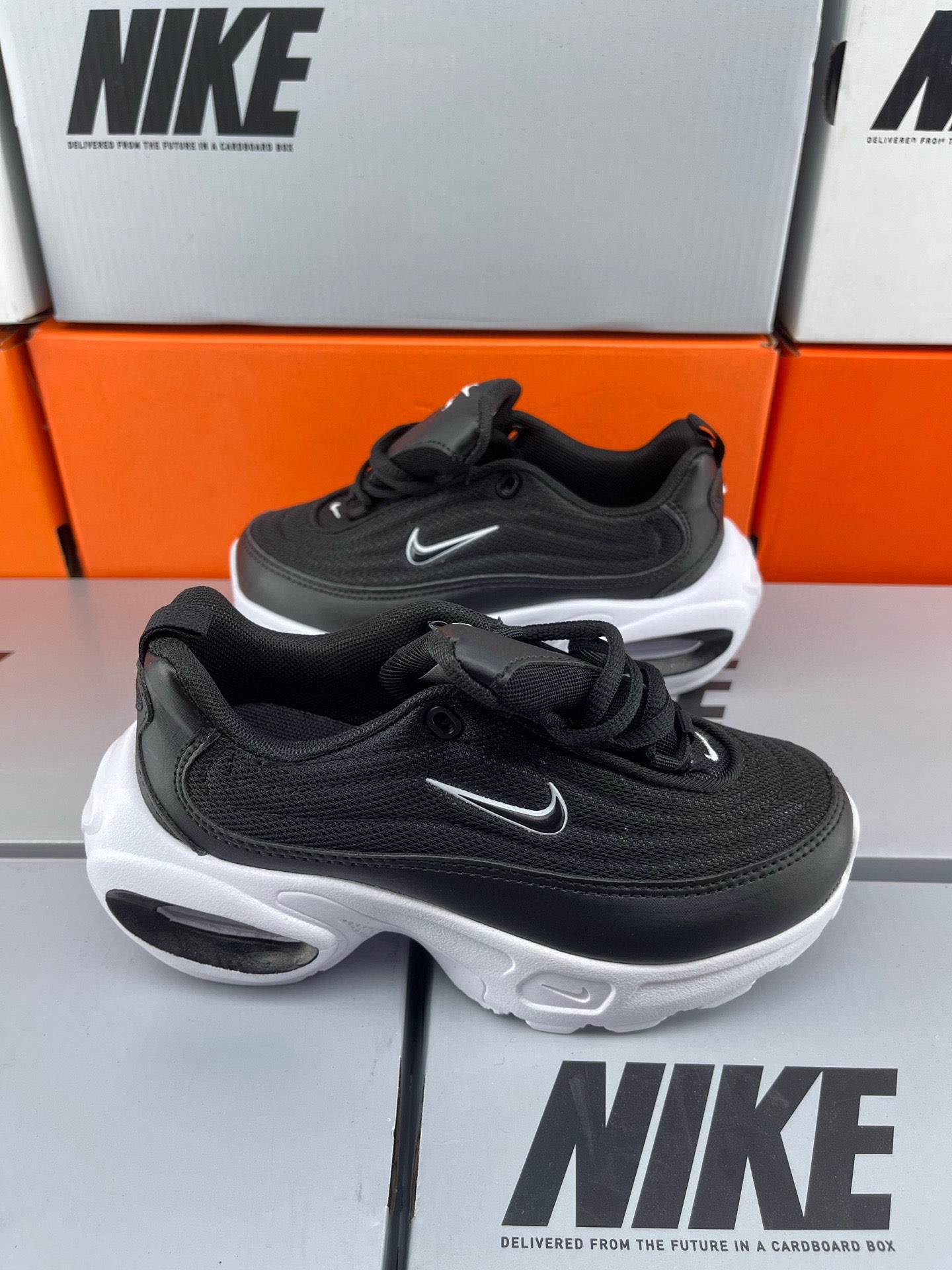 图片[4]-新款耐克小97 AIR MAX 厚底媛震复古跑步鞋经典真气垫舒适休闲运动童鞋SISE：28-35-选品中心