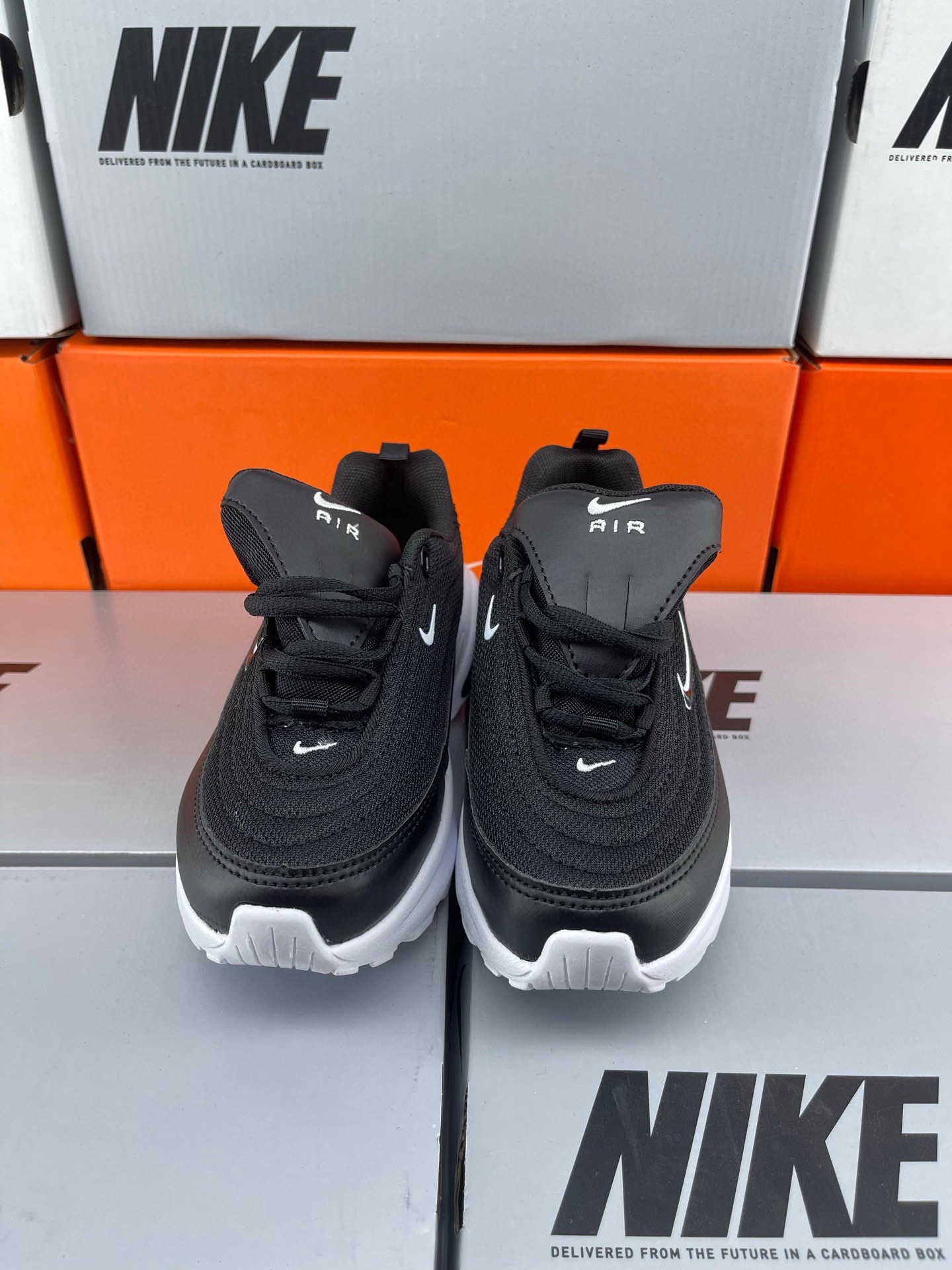图片[2]-新款耐克小97 AIR MAX 厚底媛震复古跑步鞋经典真气垫舒适休闲运动童鞋SISE：28-35-选品中心