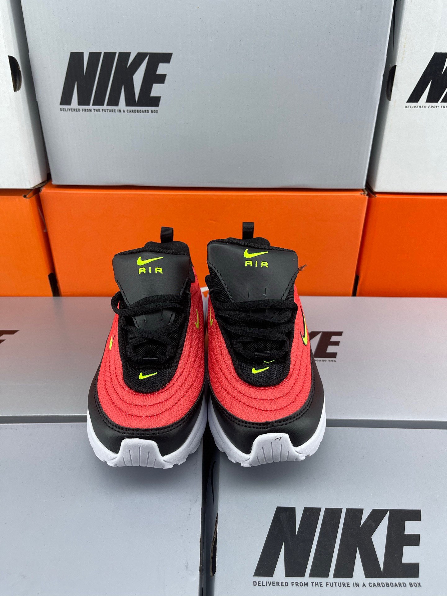 图片[2]-新款耐克小97 AIR MAX 厚底媛震复古跑步鞋经典真气垫舒适休闲运动童鞋SISE：28-35-选品中心