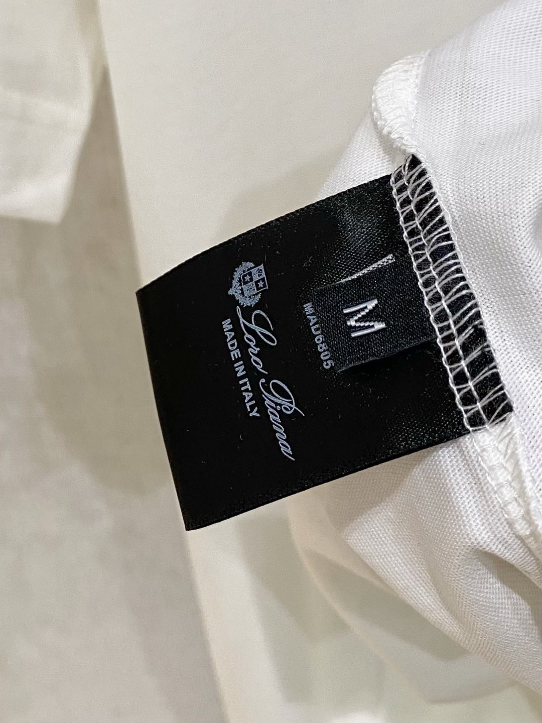 Loro Piana Men's White Logo Short Sleeve T-Shirt S-2XL Round Neck 8 i1735831943349 9101 0 7