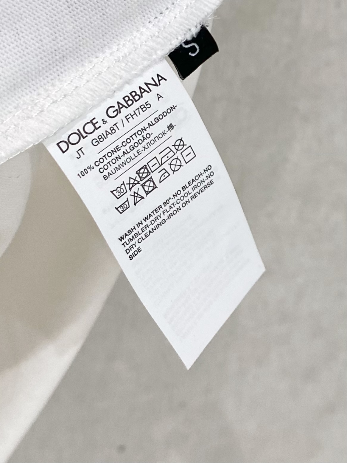 DOLCE&GABBANA SS 短袖T恤服装,男,女 8