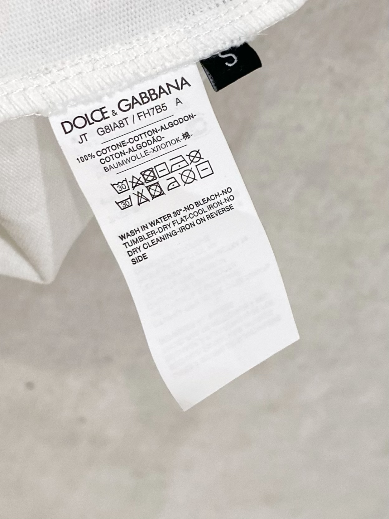 Dolce & Gabbana SS 短袖T恤服装,男,女 8