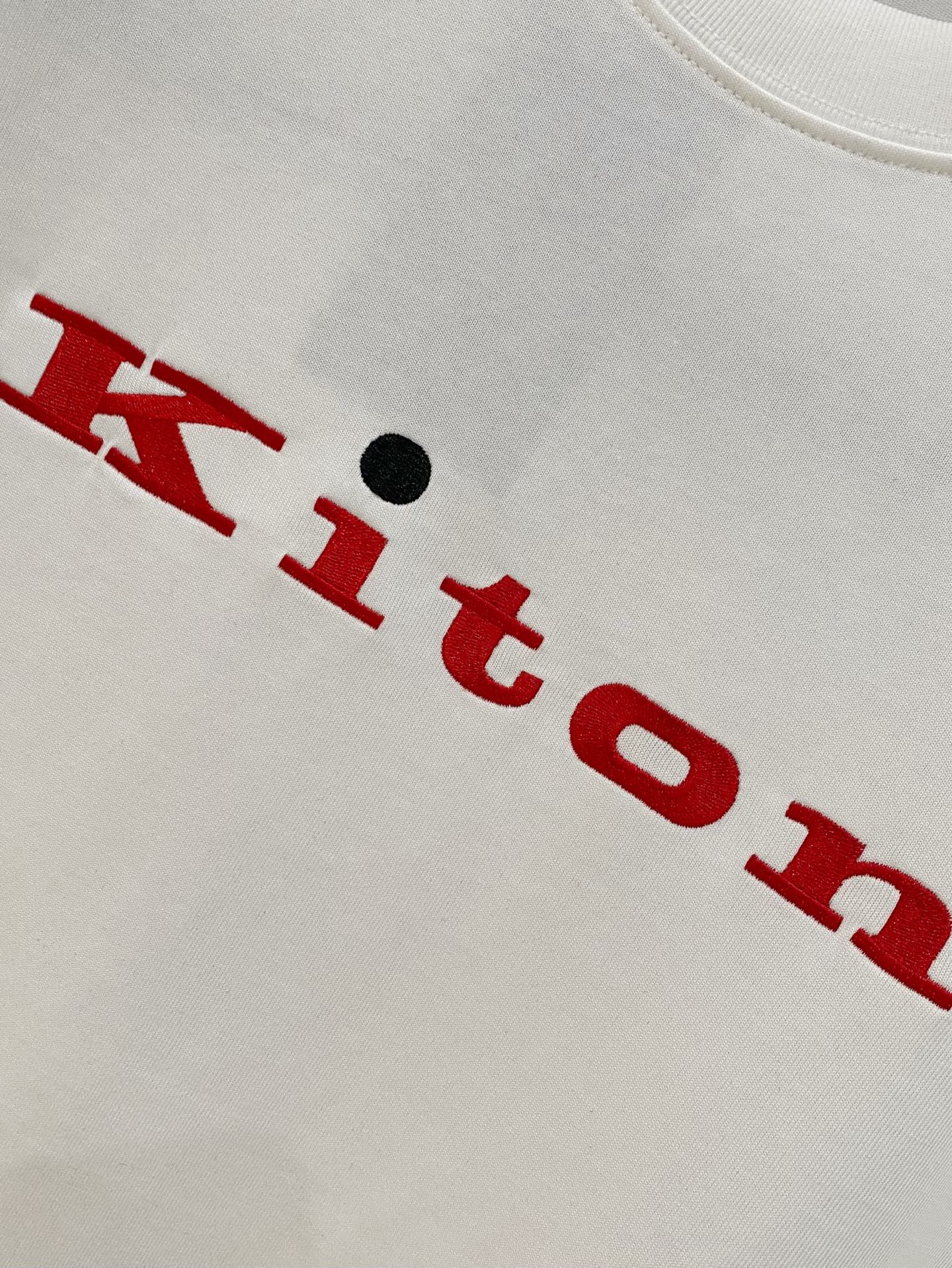 kiton 2025春夏纯棉短袖
颜色：黑 白 蓝 灰
码数：M-2XL 