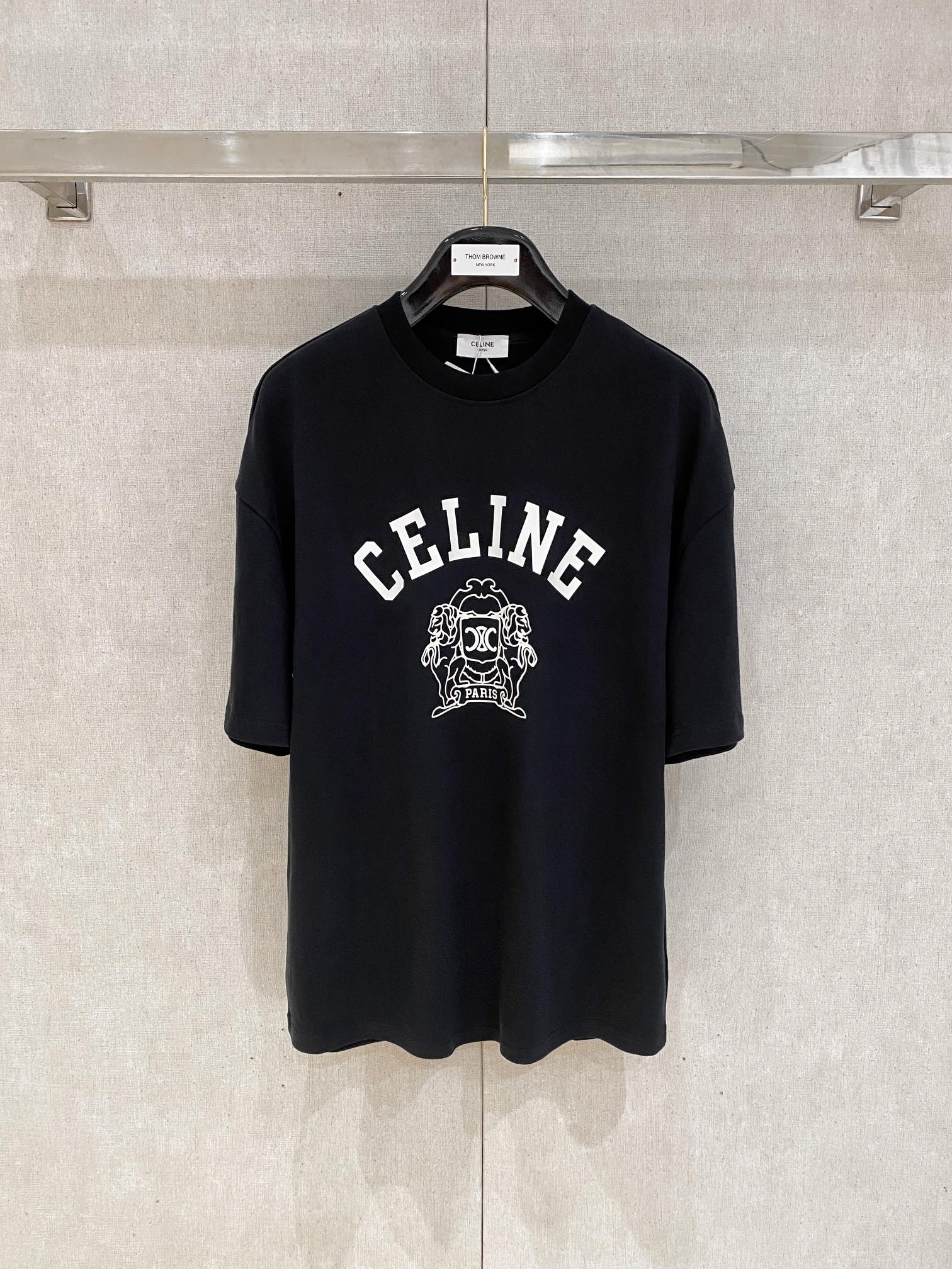 🌟CEL1NE 2025春夏系列男女同款棉质短袖T恤, 同步官网发售47...