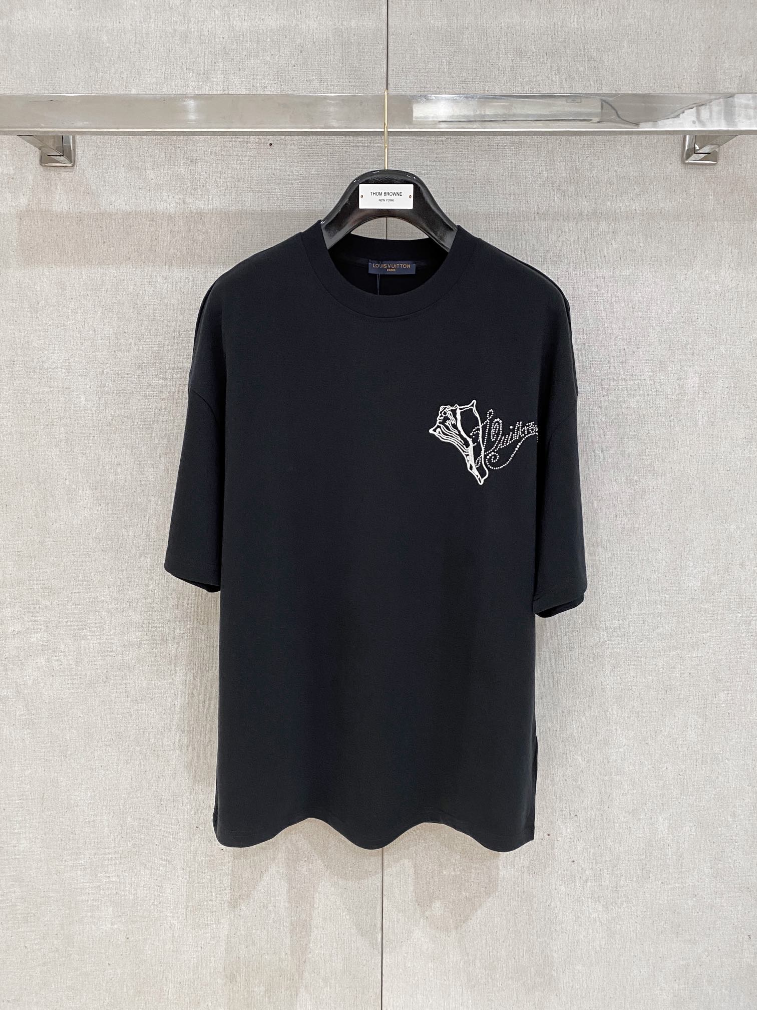 LouisVuitton 路易威登 2025SS早春新品 
走秀款印花棉质圆领短...