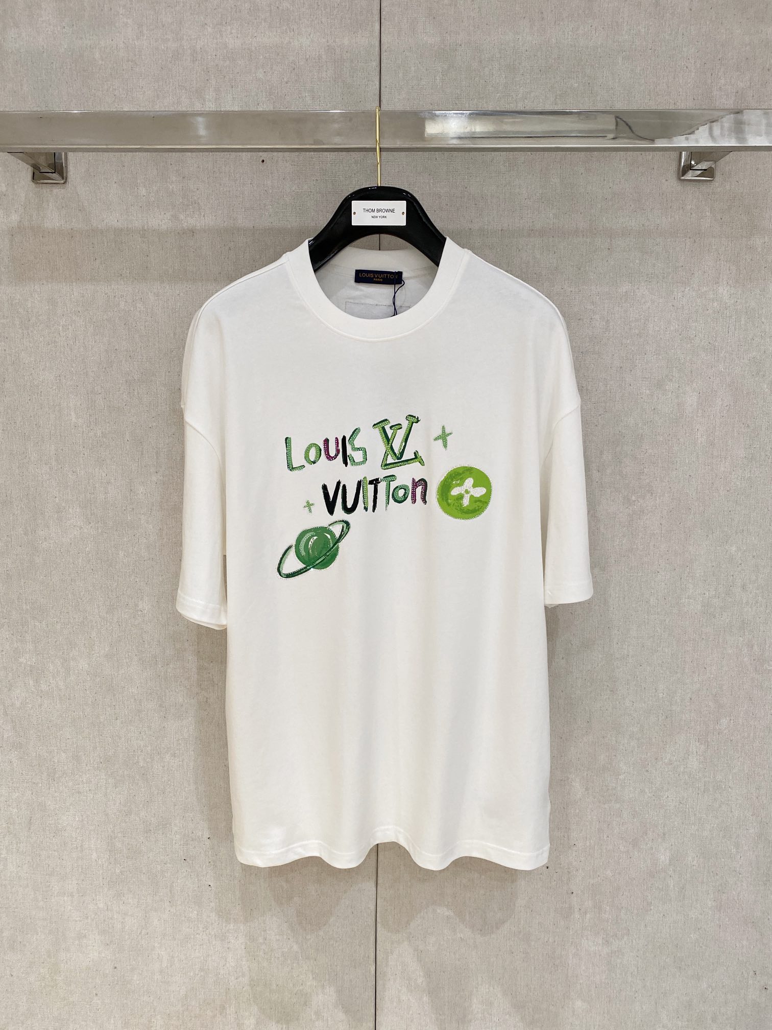 Louis Vuitton 2025SS早春新品 圆领短袖T恤服装,男,女 1