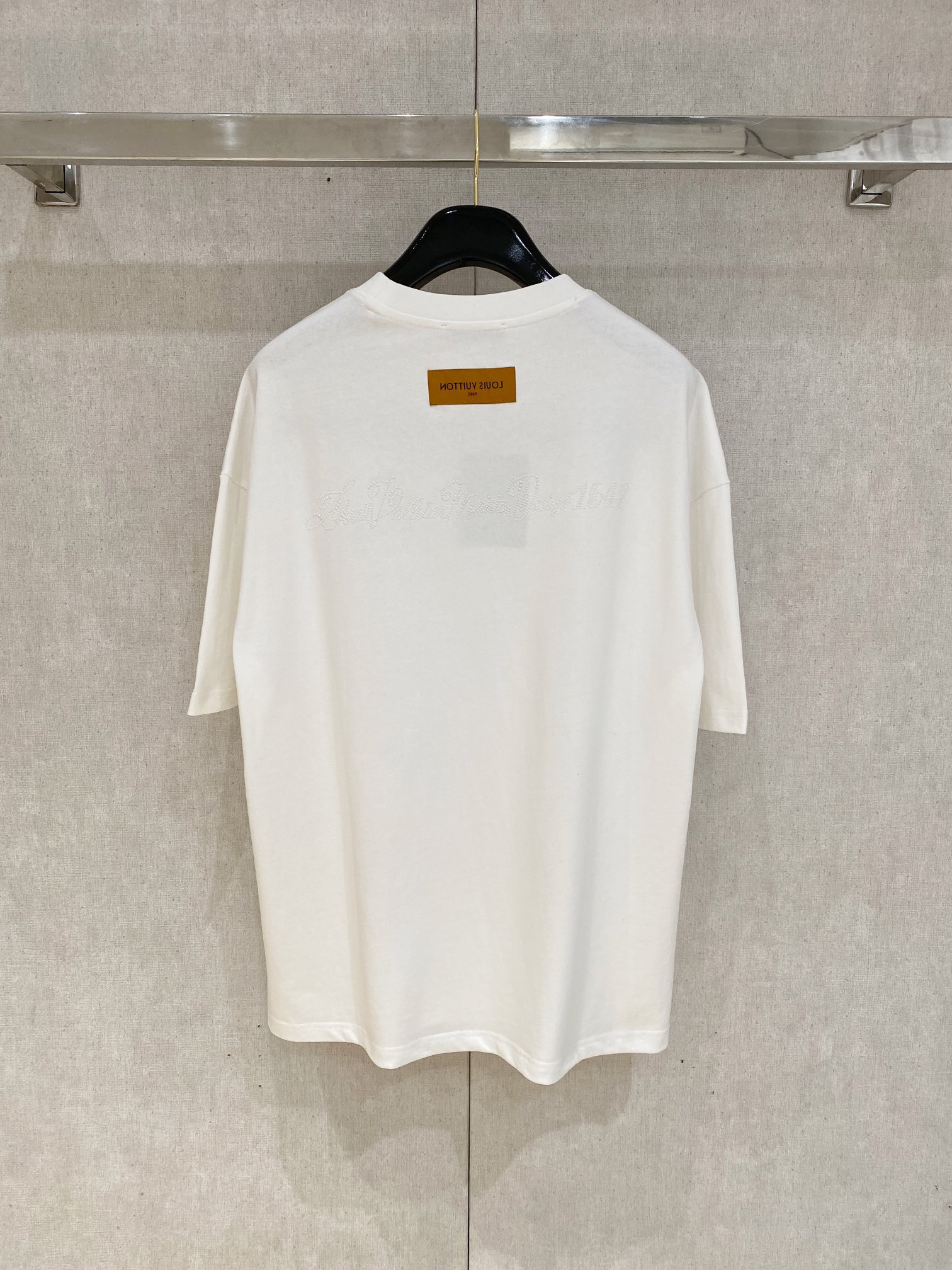 Louis Vuitton 2025SS早春新品 印花棉质圆领短袖T恤服装,男,女 2